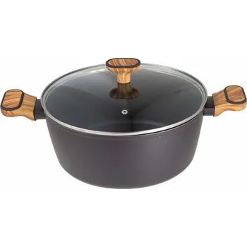 Hrnec Bergner BG-56038 Hrnec na dřevěné uhlí Multiclad 28 cm s poklicí