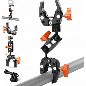 Svěrák Kf Upínací svěrák 2x Krabí svěrka Magické rameno K&F 1,5 kg 1/4 Ms25 / 1.096