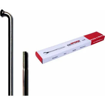 Cn Spoke Dráty pro ráfky STD14 2.0-2.0-2.0 nerezová ocel 236 mm černé + niple 144 ks.