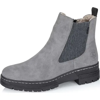 Dámské kozačky Rieker 73892-42 šedé