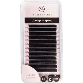 Umělé řasy Řasy Secret Lashes SPEEDY C 0,05 MIX 7-13 mm