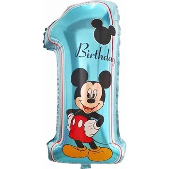 Balónek Digitální ČÍSLICE balónek DISNEY Mickey Mickey Mouse 75 cm