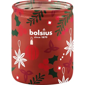 Svíčka Bolsius Vánoční vonná svíčka ve skle Merry Moments 82/68 Vánoce 1 Ks