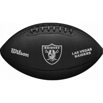 Fotbal Wilson Míč NFL Team Metallic Premiere Las Vegas Raiders WF4015817XB Black 9