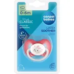 CANPOL BABIES Dudlík svítící kaučukový třešinka BUNNY&COMPANY 0-6m růžový