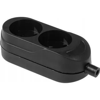 Napájecí kabel Prodlužovací Kabel na bubnu Volteo 1 m, 2 ks, bílý