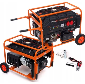 Elektrocentrála Jednofázová přenosná elektrocentrála Kraft&Dele 5500 W benzínová