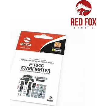 Plastikový model F-104C Starfighter (for Italeri kit) - Red Fox Studio FSQS-32123