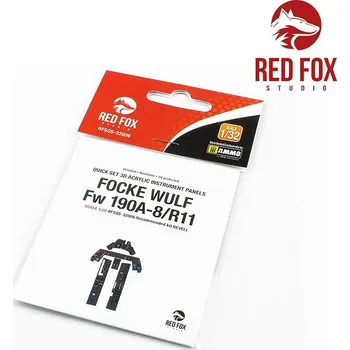 Plastikový model Focke-Wulf&nbsp;Fw190&nbsp;A-8/R11&nbsp;(for&nbsp;Revell&nbsp;kit) - Red Fox Studio RFSQS-32006