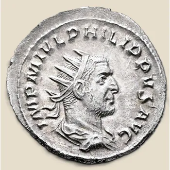 Římská říše - Antoninián Philip I. Arab Řím 244–249, RIC 27b