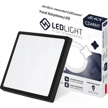 PANEL stropní svítidlo LED NÁSTĚNNÝ 24W NEMRKACÍ CCD ČTVERCOVÝ NA OMÍTKU LED LAMPA
