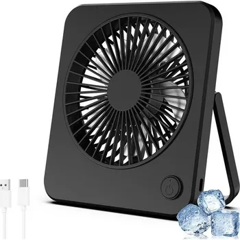 Vzduchotechnika Hianjoo USB ventilátor, mini ventilátor, tichý, stolní ventilátor se 3 rychlostmi, USB ventilátor,