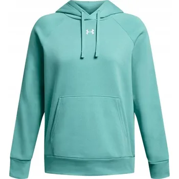 Dámská mikina Mikina dámská Under Armour Rival Fleece Hoodie radial turquoise/white S