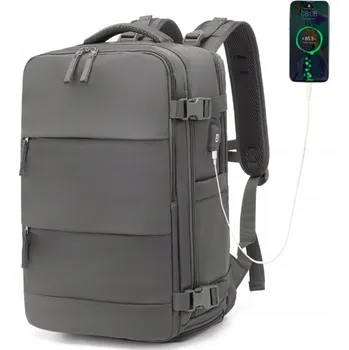 Sportovní batoh Batoh do letadla Ryanair 40x30x20 VODĚODOLNÝ Cestovní zavazadlo šedý Ikaros