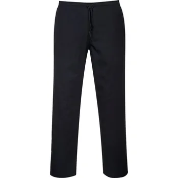 Pánské kalhoty Kuchařské kalhoty se stahovací šňůrkou voděodolné vel. 4XL Černá R