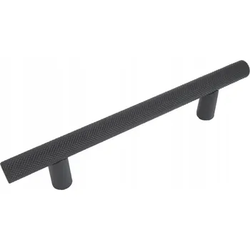 Nábytkové kování NÁBYTKOVÁ ÚCHYTKA LUXYRY RELING PRUHOVANÝ ČERNÝ 608