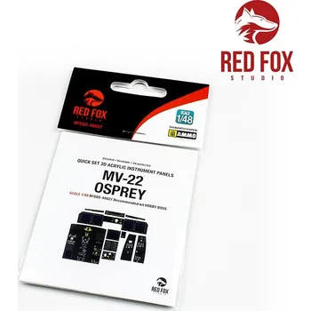 Plastikový model MV-22&nbsp;Osprey (for Hobby Boss) - Red Fox Studio RFSQS-48027