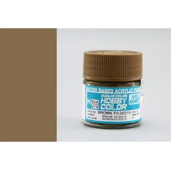 Aqueous Hobby Color - FS30219 Brown - Hnědá (10ml) - Gunze H310