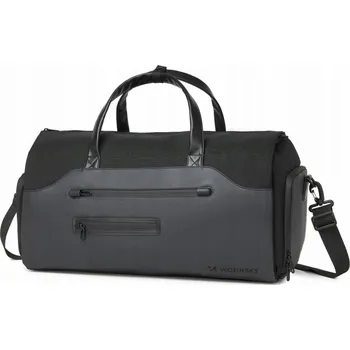 Cestovní taška Wozinsky Cestovní taška Premium Suit s nepromokavou kapsou (50L) - černá