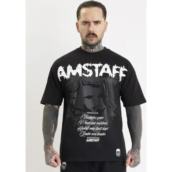 Pánské tričko Pánské triko Amstaff Shank black velikost: XL