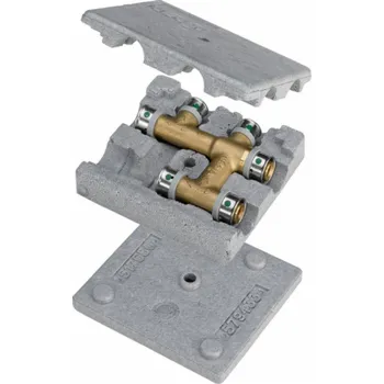 Fitinka Viega Křížový prvek 20 x 16 x 20 Mosaz / leštěná (DWZ) Trubková spojka