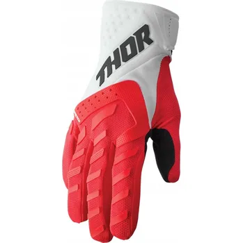 Moto rukavice Thor Spectrum Youth Gloves Red/White dětské rukavice cross enduro M