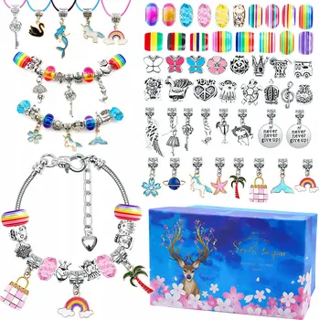 kreativní sada Sada na výrobu šperků Renew Force, 39 korálků, 20 přívěsků