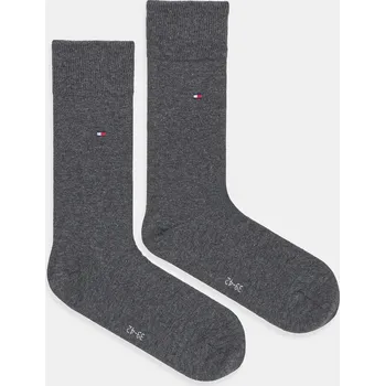 Pánské ponožky Ponožky Tommy Hilfiger 2-pack 371111 šedá 90Y, vel. 47/49