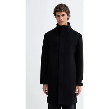 Dámský kabát Kabát s příměsí vlny Calvin Klein LV04LD457G černá 99X, vel. 40