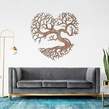 Obraz Dřevěný obraz stromu - Srdce života, Dub tabákový (nedostupný) | DUBLEZ