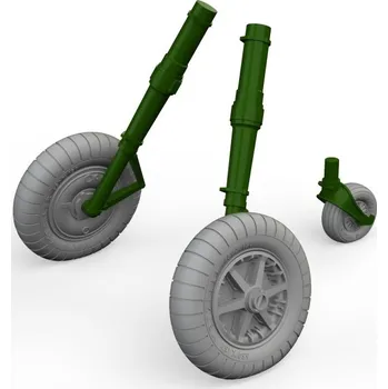 Plastikový model Bf 109G-2 wheels 1/32 recommended for REVELL - Eduard 632186