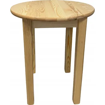 Jídelní stůl DŘEVĚNÝ BOROVICOVÝ STŮL KULATÝ 80 KUCHYŇSKÝ DO KUCHYNĚ OBÝVACÍHO POKOJE PEVNÝ BOROVICE