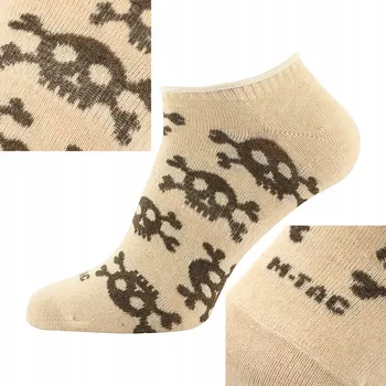 Pánské ponožky M-Tac Letní prodyšné sportovní Ponožky nízké 43-46 Pirate Skull Sand