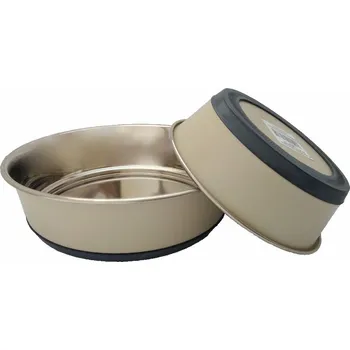 Miska pro psa Maják Miska nerez těžká silikonový pásek 0,9 l