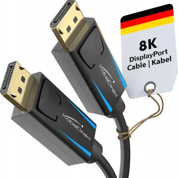 Video kabel KabelDirekt – 8K DisplayPort kabel verze 1.4, délka 1.5m