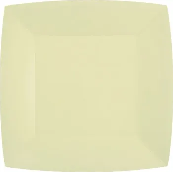 Talíř Papírové talíře krémové 23cm 10ks