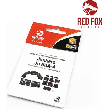 Plastikový model Junkers&nbsp;Ju&nbsp;88A-4&nbsp;(for&nbsp;Revell&nbsp;kit) - Red Fox Studio RFSQS-32012