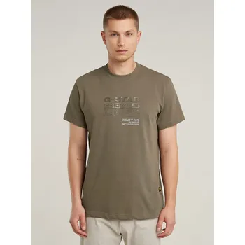 Pánské tričko Tričko G-Star Khaki 1479259 XXL