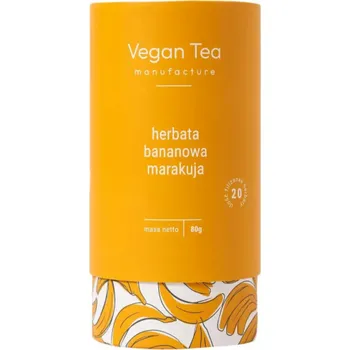 Čaj English Tea Shop Veganský čaj - sypaný květový a ovocný nálev Banán Mučenka 80 g