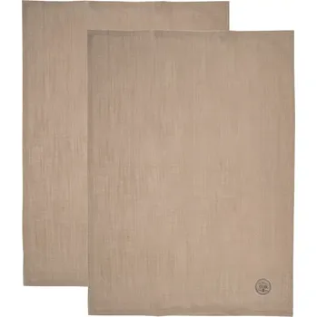 Utěrka Bavlněné kuchyňské utěrky hnědé 70 × 50 cm, 2 ks