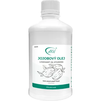 Bylinná léčivá mast AKH JOJOBOVÝ ROSTLINNÝ OLEJ lisovný za studena 500 ml