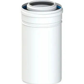 Kouřovod Poujoulat Výfuková trubka 60/100 (PP/AL) dvoustěnná bílá 1 m (DWZ)