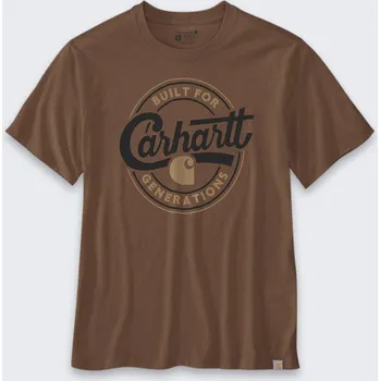Pánská móda Carhartt Tričko Script Graphic Red Duck