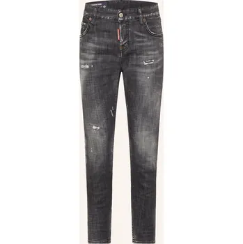 Dámské džíny dsquared2 Dámské Zkrácené Džíny Teddy, 900 black, 32