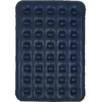 Nafukovací matrace Avenli Nafukovací cestovní matrace pro dva se sametovým povrchem + pumpa 67002 modrá