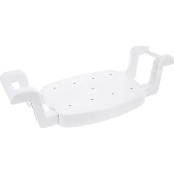 Regulovatelné sedátko do vany bílé 58–77 × 27,5 cm