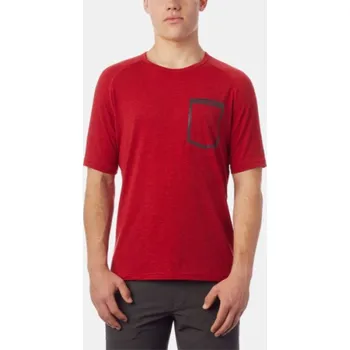 Pánská móda Pánská košile Giro VENTURE JERSEY s krátkým rukávem vel. M červená (GR-8053467)