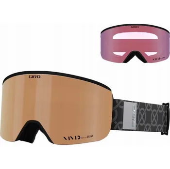 Giro Zimní brýle ELLA BLACK MONGRAM (zorník VIVID COPPER 00% S3 + VIVID INFRARED 62% S1) (NOVINKA 2024/2025)