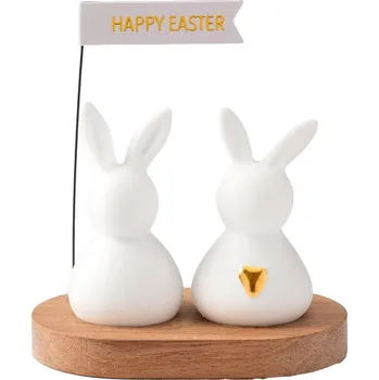 Velikonoční dekorace räder Velikonoční dekorace Rabbits Happy Easter