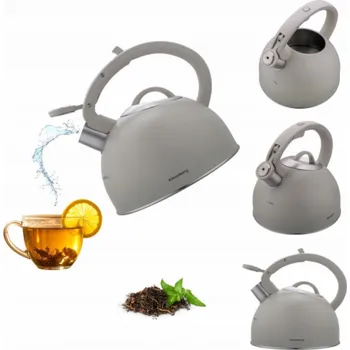 Varná konvice Klausberg OCELOVÁ KONVICE S PÍŠŤÁLKOU 2,5 L KB-7912